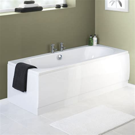 Nuie - Acrylic Front Bath Panel - White - 4 x Size Options at Victorian ...