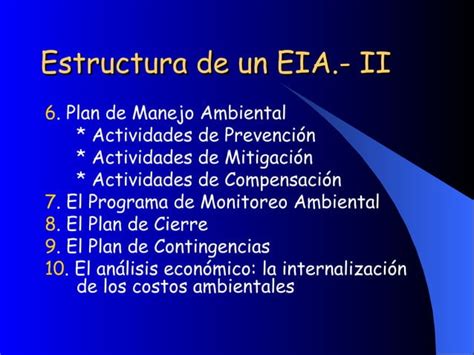 La Evaluación Del Impacto Ambiental Fases Ppt