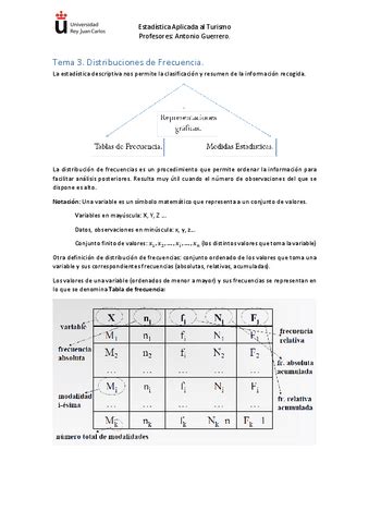 Tema Distribuciones De Frecuencia Pdf