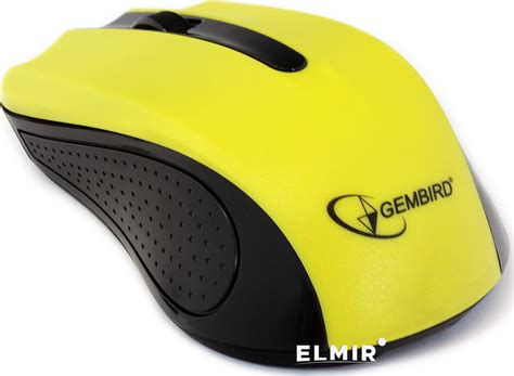 Мышь Gembird MUSW-101-Y Wireless Yellow купить | ELMIR - цена, отзывы ...