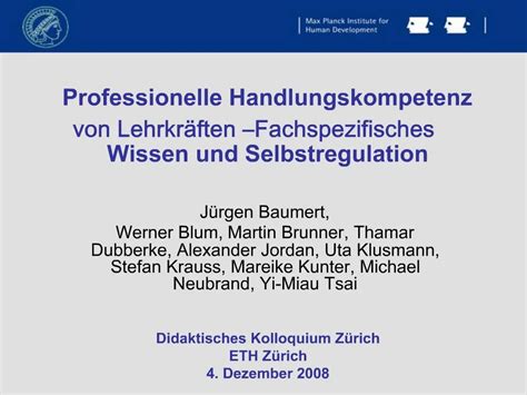 Ppt Professionelle Handlungskompetenz Von Lehrkr Ften