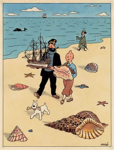 Tintin by Hergé Tintin Tintin and snowy Comic illustration