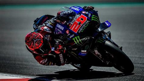 Hasil Tes MotoGP 2022 Fabio Quartararo Unggul 0 004 Detik Atas Pecco