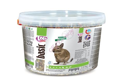 Lolo Pets Food Complete Degu Bucket Полнорационный корм для дегу, Ведро ...