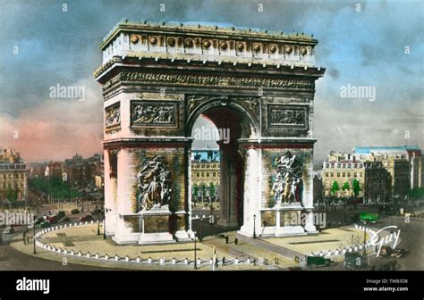 Paris France Arc De Triomphe De Letoile 1806 1836 Stock Photo Alamy