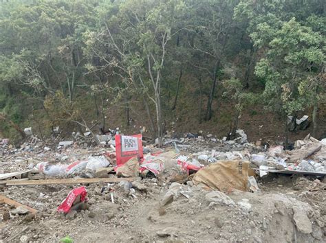 Clausura Procuraduría Ambiental tiradero clandestino en Naucalpan