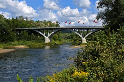 Bridge over Gauja River in Sigulda - redzet.lv