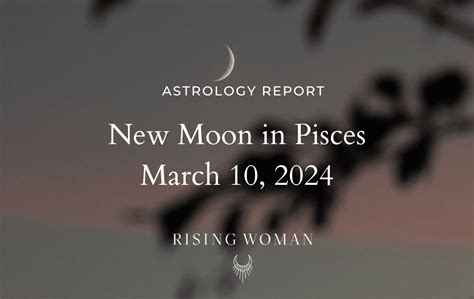 New Moon In Pisces March Am Et Am Pt Theme Make A