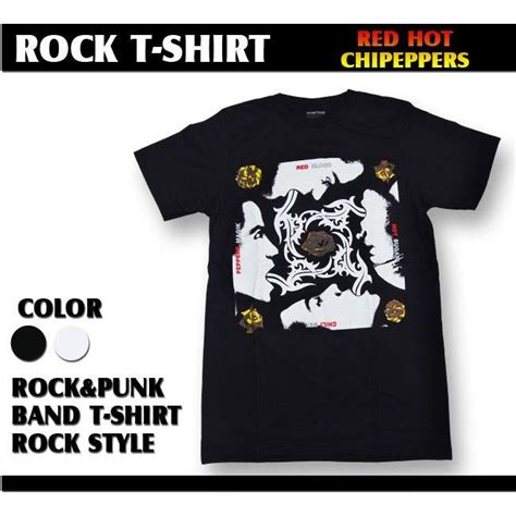 ロックtシャツ バンドtシャツ パンク Red Hot Chili Peppers レッド ホット チリ ペッパーズ 黒 白 Mサイズ Lサイズ 黒色 白色 T LINK 通販