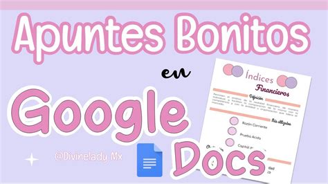 Apuntes Bonitos En Google Docs Atelier Yuwa Ciao Jp