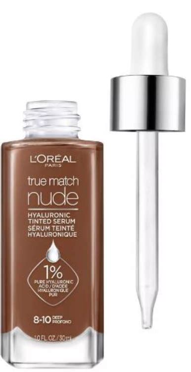 L Oreal Paris True Match Nude Hyaluronic Tinted Serum Color Deep