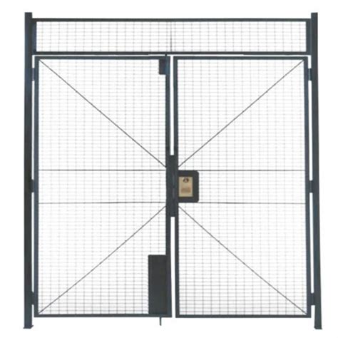 Hinged Welded Wire Mesh Security Room Machine Guard Sliding Door Mesh