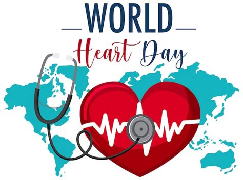 Premium Vector | World Heart Day logo