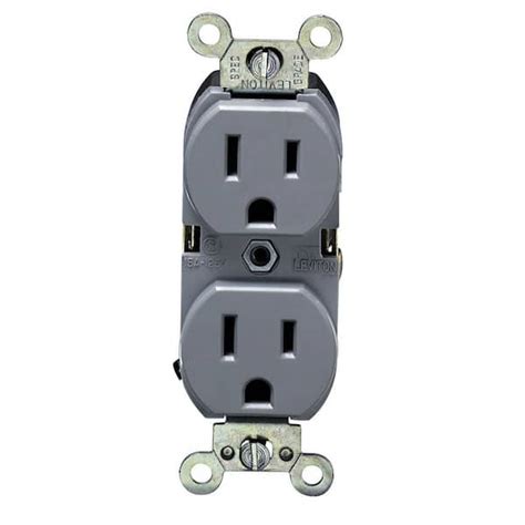 Leviton Industrial Grade Heavy Duty Self Grounding Duplex Outlet