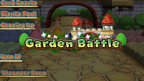 Mario Party 9 Wii U Free Play Garden Battle Minigames With Peach Daisy