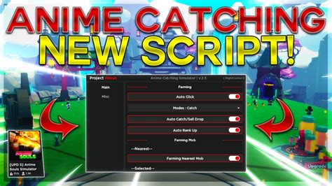 Anime Catching Simulator Script Gui Showcase Pastebin