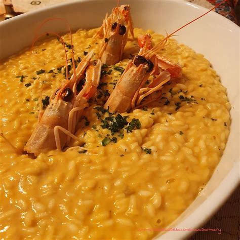 Risotto Alla Crema Di Scampi Al Ta Cucina