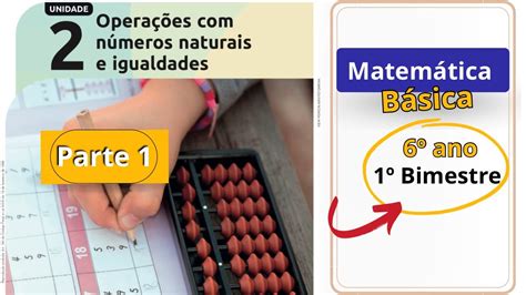 Opera Es N Meros Naturais E Igualdades Matem Tica B Sica