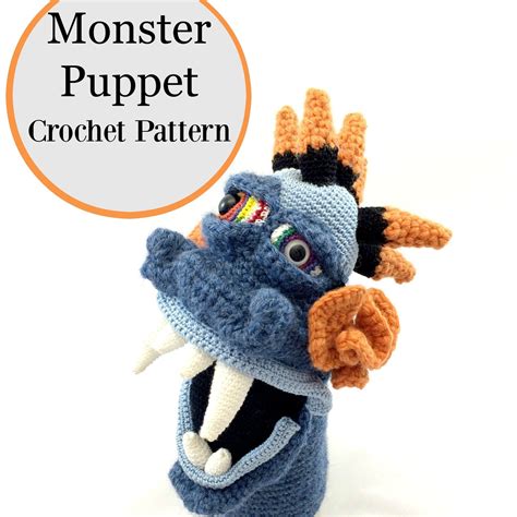 Monster Puppet Crochet Pattern | Knot By Gran'ma#N# – Knot By Gran'ma