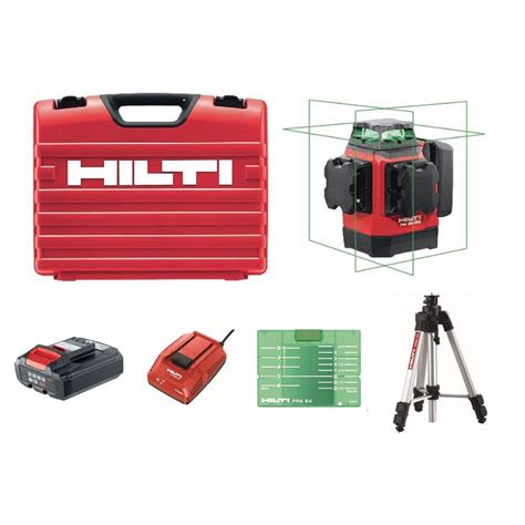 Hilti Ft Pm Mg Multi Green Laser Kit With Pma Tripod Battery