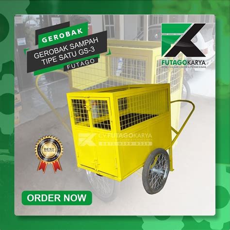 Gerobak Sampah GS 3 Futago Karya