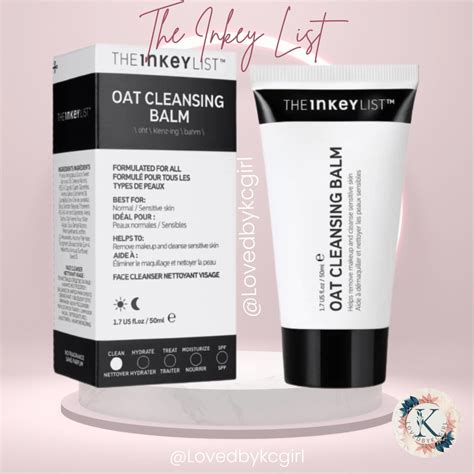 The Inkey List Oat Cleansing Balm 50ml With Box Beauty And Personal Care