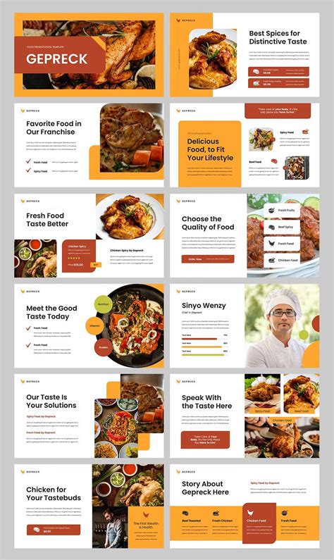 Food Restaurant Powerpoint Template Artofit