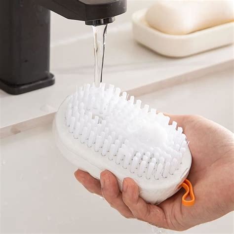 Cikonielf Brosse à chaussures Brosse de nettoyage de chaussures liquide