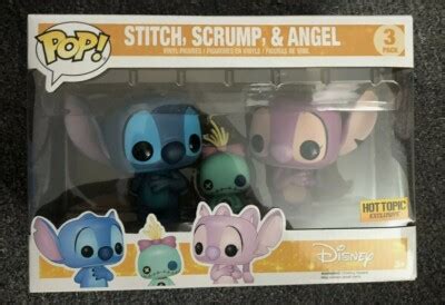 STITCH SCRUMP ANGEL Funko POP Lilo Stitch 3 Pack Hot Topic