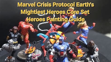 Marvel Crisis Protocol Earth S Mightiest Heroes Core Set Paint Guide