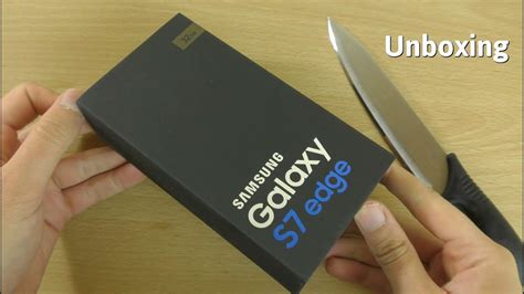 Samsung Galaxy S7 Edge Gold Unboxing 4k Youtube