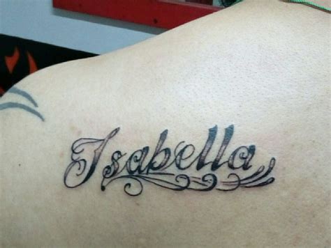 Tattoo Name Isabella Picture Tattoos Heart Tattoos With Names Name