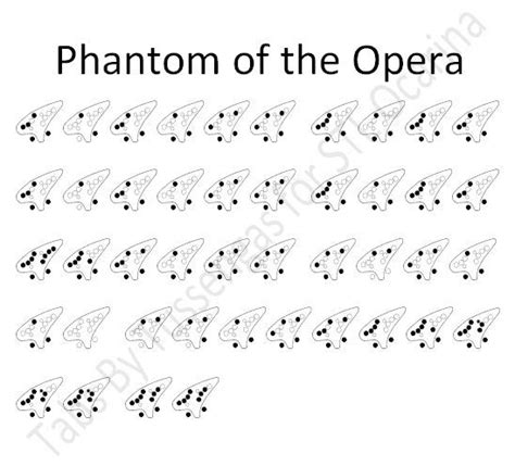 Theme - Phantom of the Opera - Phantom of the Opera - Ocarina Tab | Ocarina tabs, Ocarina music ...