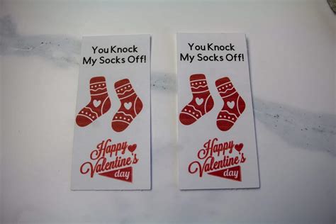 You Knock My Socks Off Valentine S Day Cards Life With Heidi