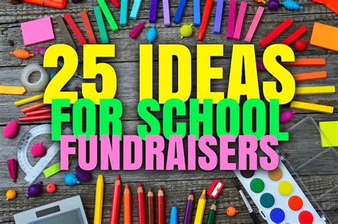 25 Ideas for School Fundraisers • Faith in Marketing