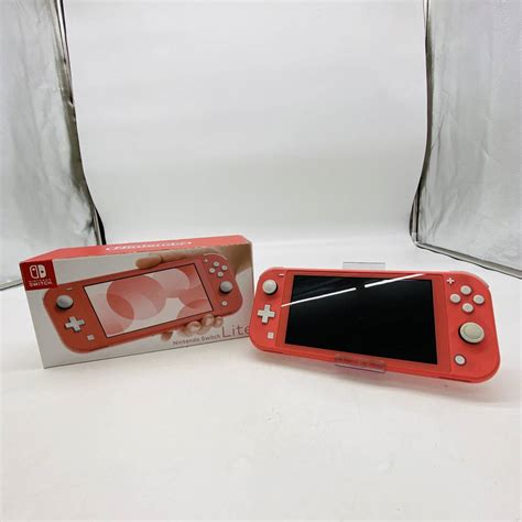 【やや傷や汚れあり】13770〓【1円～】nintendo Switch Lite本体 コーラル Hdh S Pazaa 訳あり 中古品の