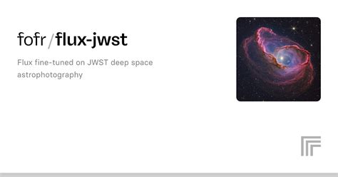 Fofr Flux Jwst Run With An Api On Replicate