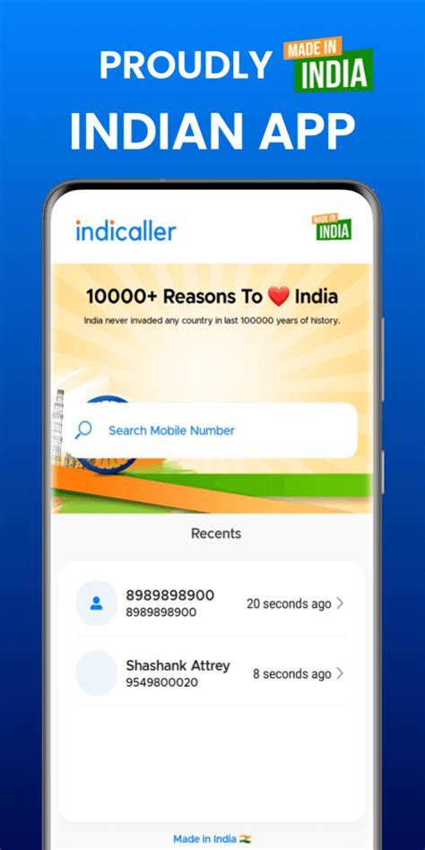 Indicaller Leading Indian Caller Id App