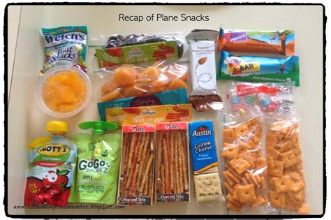 Recap of Plane Snacks | Plane snacks, Road trip snacks, Road trip food