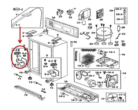 Samsung Part Da97 04355c Hinge Oem Lowerleft