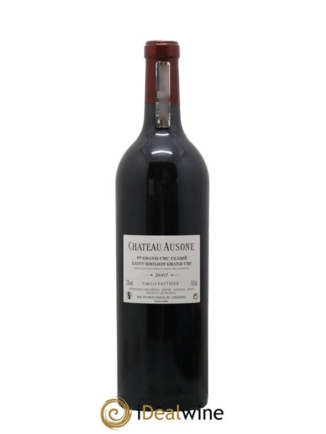 Buy Château Ausone 1er Grand Cru Classé A 2007 lot 2343890