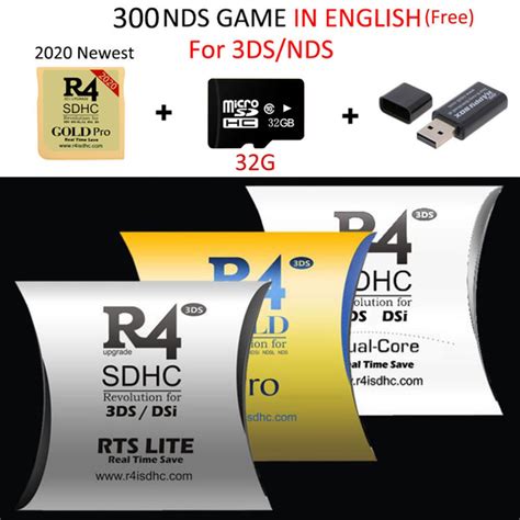 2020 Official R4 R4i Gold Silver Game Card For 3ds New 3ds 2ds Ndsi