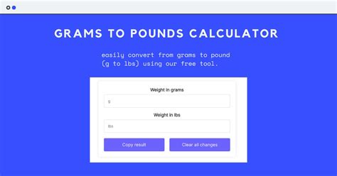 Convert Grams To Pounds G To Lbs Quickly Creativetacos