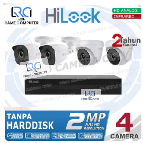 Jual Paket Kamera Cctv Hilook Mp Channel No Hdd Tanpa Hard Disk