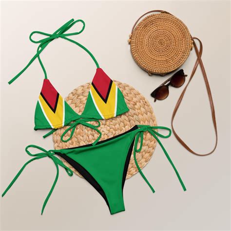 Guyana Flag Bikini Guyanese Swimsuit SWIMSUIT ONLY Plus Size Swimwear Etsy