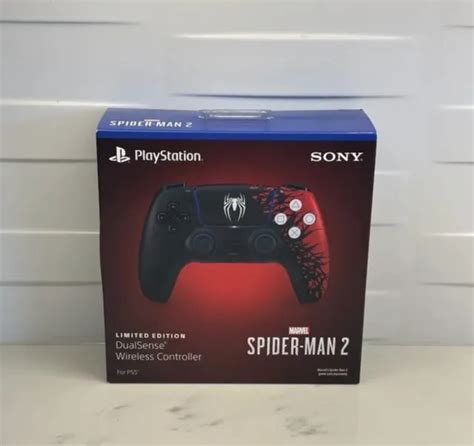 Playstation5 Ps5 Dualsense Controller Marvels Spider Man 2 Limited