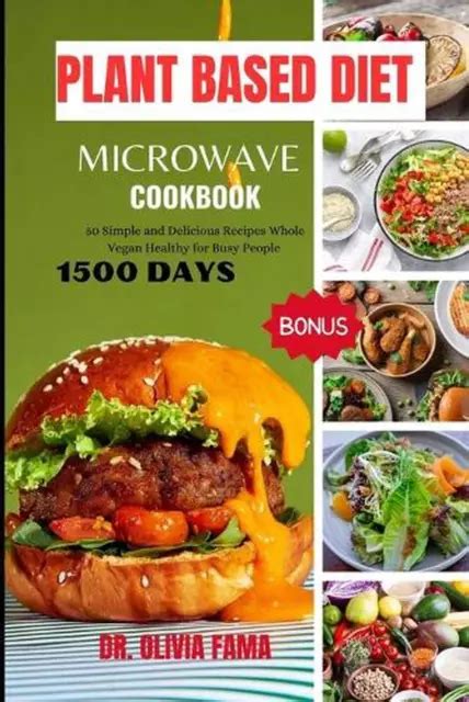 LIVRE DE RECETTES au micro ondes régime à base de plantes 50 recettes