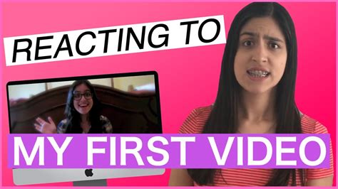 Reacting To My First Video Youtube