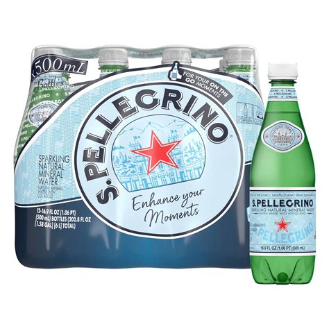 12-Pack 16.9-Oz S.Pellegrino Sparkling Natural Mineral Water 5 for $39. ...