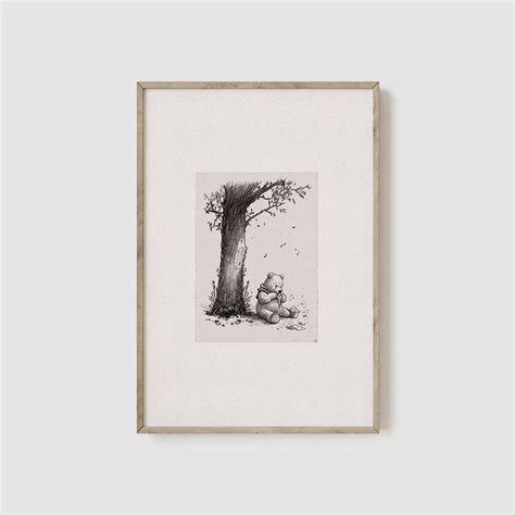 Winnie the Pooh Nursery Art Print, Classic Pooh Art Prints, Classic Pooh Nursery Art, Classic ...